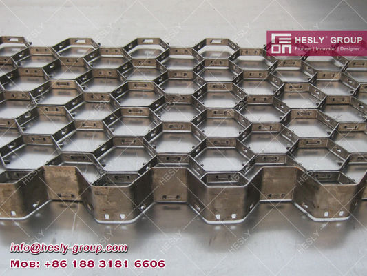 China Stainless steel 304 Hexsteel for Cyclones Refractory Lining | 2.0x20x50mm | 960x2000mm| supplier
